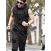 Men's Plus Size Casual Sports Suit,Sleeveless