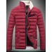 Men's Regular Padded Coat,Spandex Solid Long Sleeve