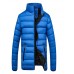 Men's Regular Padded Coat,Cotton Solid Long Sleeve