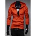 Men's Casual/Daily / Sports Active Regular Hoodies,Solid Blue / Red / White / Black / Gray / Orange / Yellow / Purple Hooded Long Sleeve