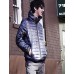 Men's Regular Padded Coat,Cotton Solid Long Sleeve