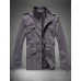 Trendy Autumn Winter Slim Trench Coat Men Cotton Zipper Outerwear Keep Warm Comfortable Jackets Plus Size GESE1