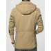 In the spring of 2016, Korean men's thick cotton coats pure hooded cotton male adolescents