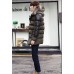 Men's Casual/Daily Simple Coat,Solid Hooded Long Sleeve Winter Green Polyester