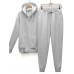 Men's Casual/Daily / Sports / Going out Active / Street chic Activewear Set,Solid Round Neck Micro-elastic Cotton / Polyester Long Sleeve