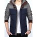 Men's Regular Padded Coat,Polyester Solid Long Sleeve