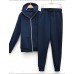 Men's Casual/Daily / Sports / Going out Active / Street chic Activewear Set,Solid Round Neck Micro-elastic Cotton / Polyester Long Sleeve