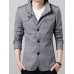 Men's Solid Casual / Work / Formal / Sport / Plus Sizes Trench coat,Cotton / Polyester Long