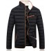 Men's Regular Padded Coat,Spandex Solid Long Sleeve