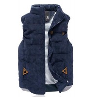 Men'sSolid Color Slim Vest