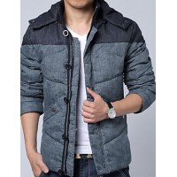 Men's Hoodie Casual Long Sleeve Feather Mian Mian Clothing Coat