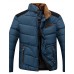 Men's Long Padded Coat,Cotton Solid Long Sleeve