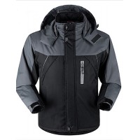 Men's Regular Padded Coat,Cotton Solid Long Sleeve