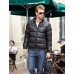 Men's Casual Thick Slim Cotton Coat Padded Jacket