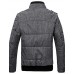 Men's Regular Padded Coat,Cotton Solid Long Sleeve