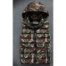 Men's Regular Padded Coat,Simple Casual/Daily Camouflage-Polyester Cotton Sleeveless Hooded Red / Gray / Green