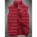 Men's Casual/Daily Simple Coat,Solid Sleeveless Winter Blue / Red / Black / Green Polyester