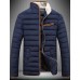 Men's Regular Padded Coat,Spandex Solid Long Sleeve