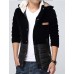 Men's Plus Size Patchwork Cotton Coat