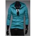 Men's Casual/Daily / Sports Active Regular Hoodies,Solid Blue / Red / White / Black / Gray / Orange / Yellow / Purple Hooded Long Sleeve